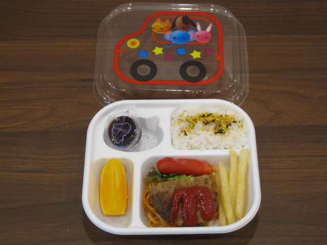 お子様弁当・バス(幼児向き)(480円)